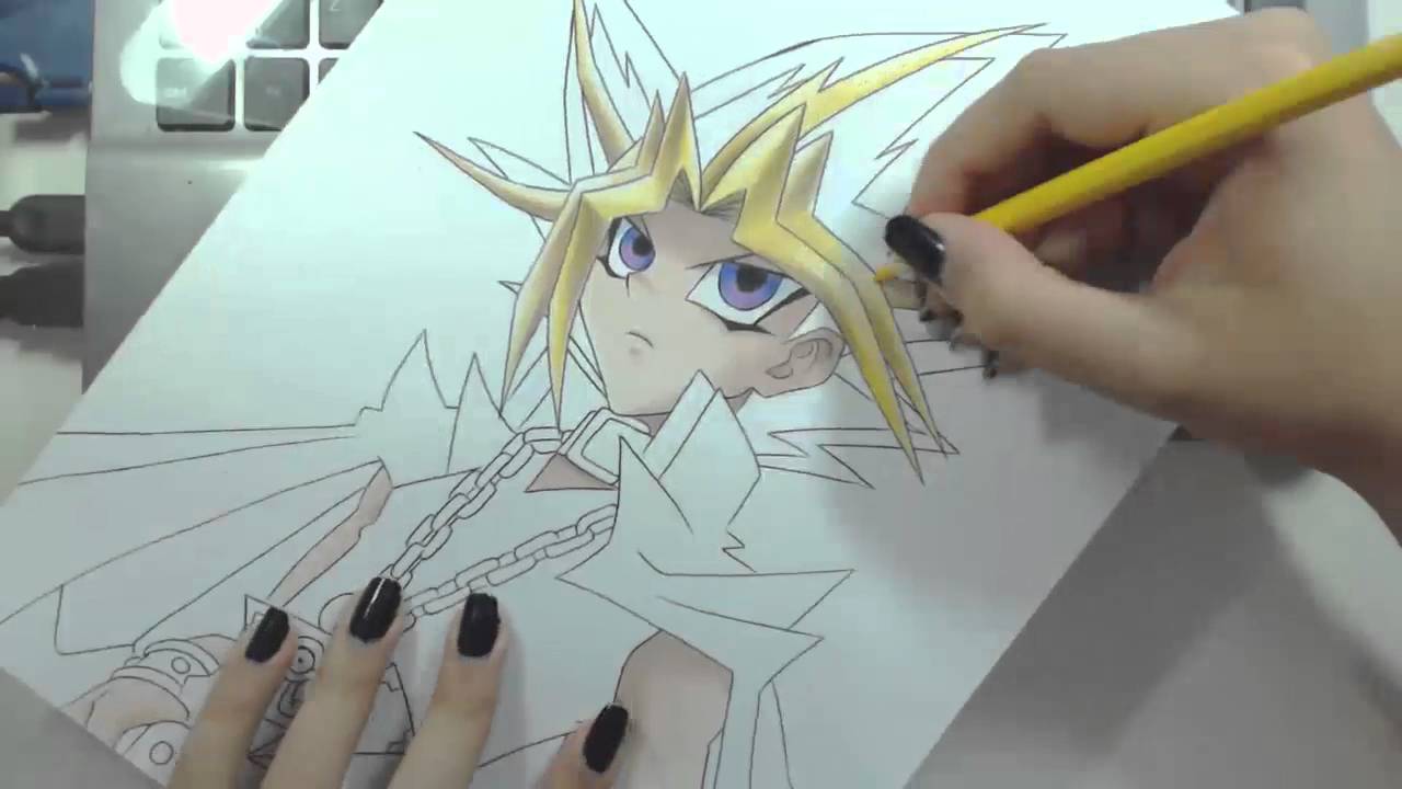 1280x720 Speed Drawing - Yugioh Sketch