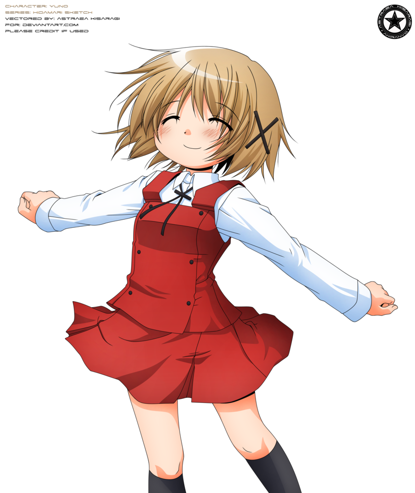 820x974 Vector] Yuno (Hidamari Sketch) By Akiranyo - Yuno Hidamari Sketch