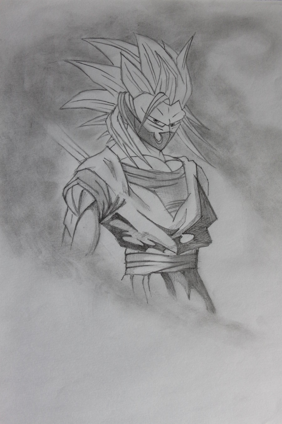 900x1350 Ninja Dragonball Z Sketch By Hoffland - Z Sketch