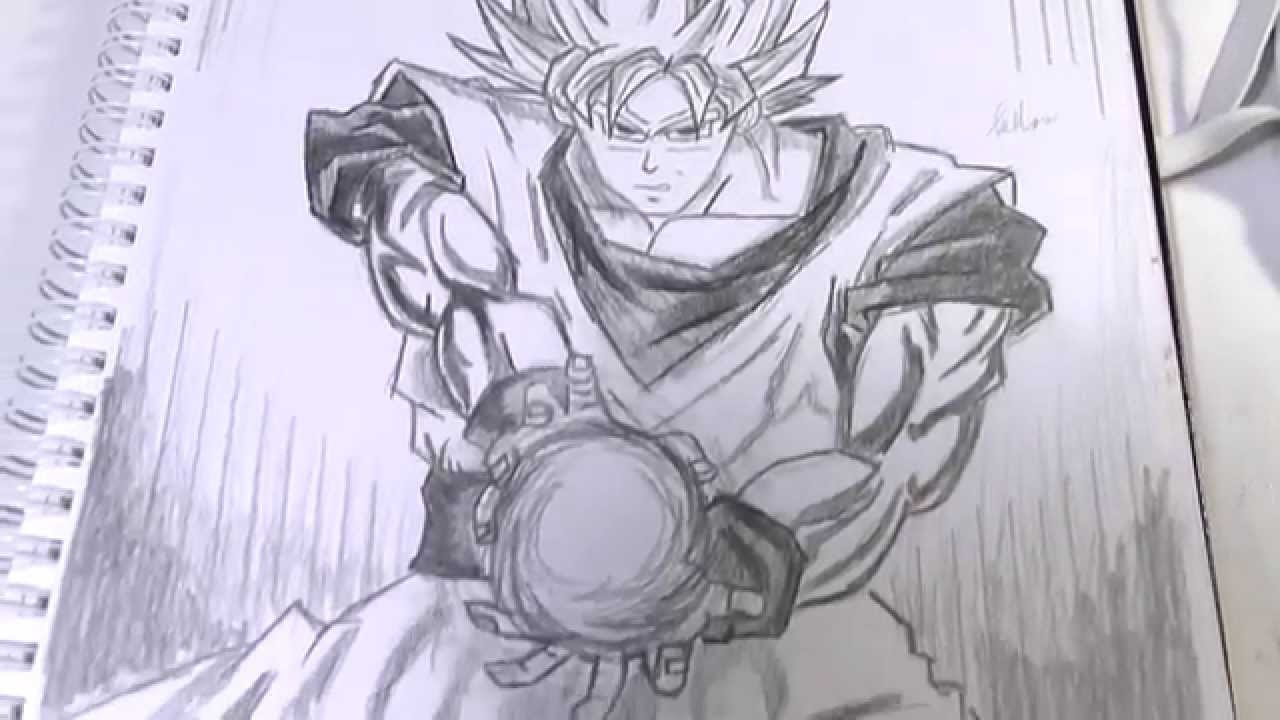 1280x720 Dragon Ball Z Pencil Sketch Dragon Ball Z Pencil Drawings Easy - Z Sketch