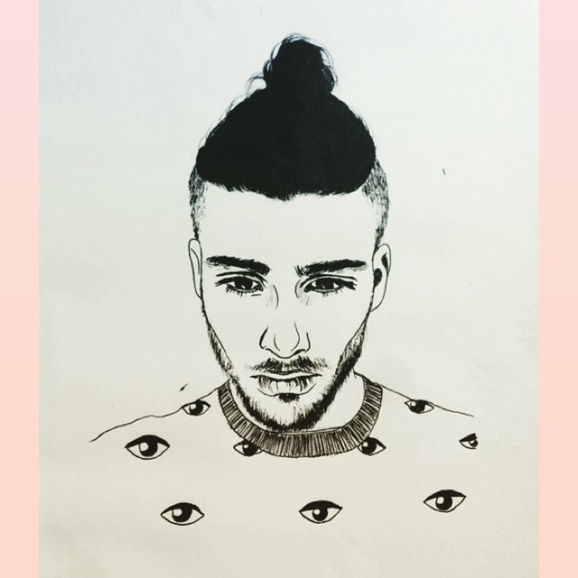 640x640 Niall.trov - Zayn Malik Sketch