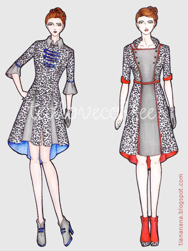 600x800 Mrs. Tiananana Juni 2010 - Zebra Print Sketch