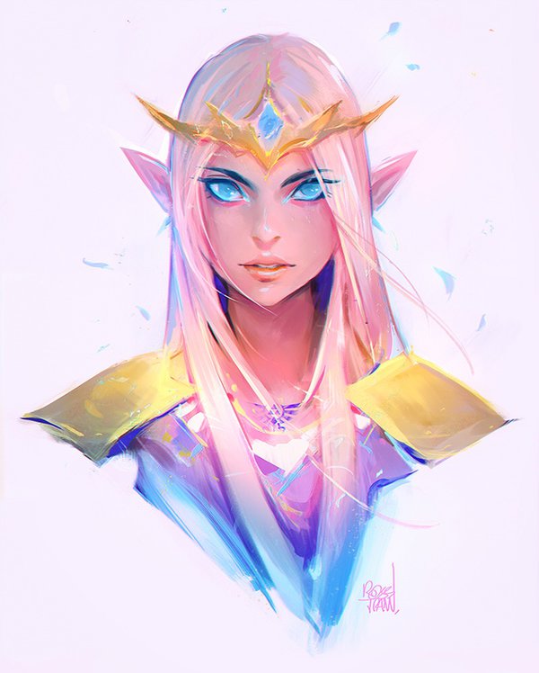 600x748 Princess Zelda Sketch By Rossdraws - Zelda Sketch