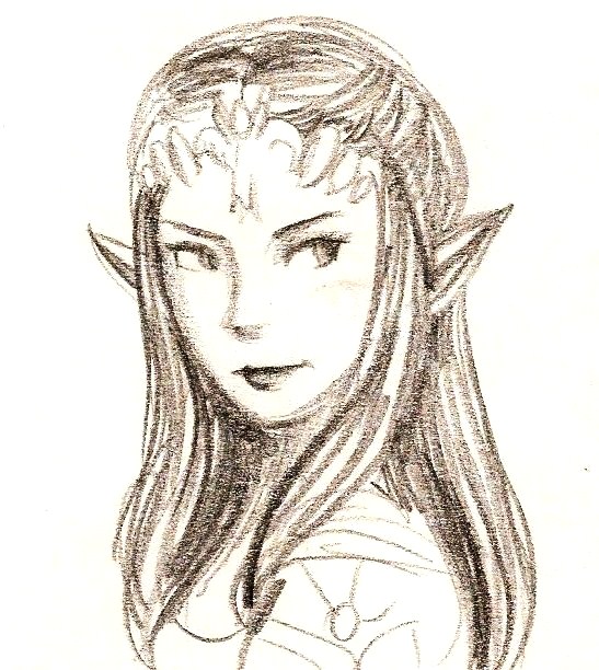 547x612 Zelda Sketch By Taylorknetterart - Zelda Sketch