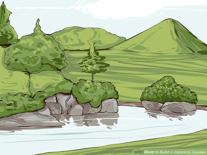 728x546 How To Build A Japanese Garden (With Pictures) - Zen Garden Sketch