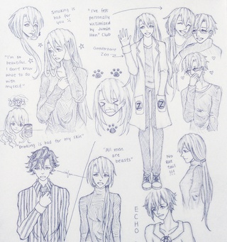 320x341 Sketch Dump Of Fem!zen - Zen Sketch