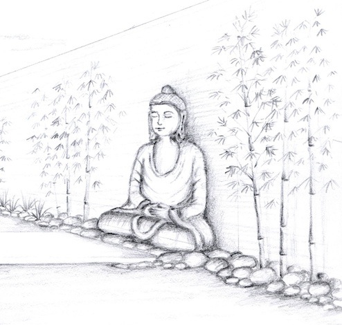 494x470 Zen Contemporary Gardens - Zen Sketch