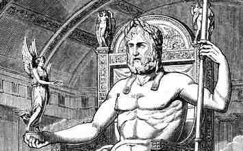 355x221 Nike Facts And Information On The Goddess Nike - Zeus Greek God Sketch