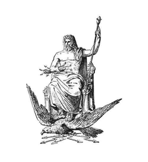 500x545 Zeus - Zeus Greek God Sketch