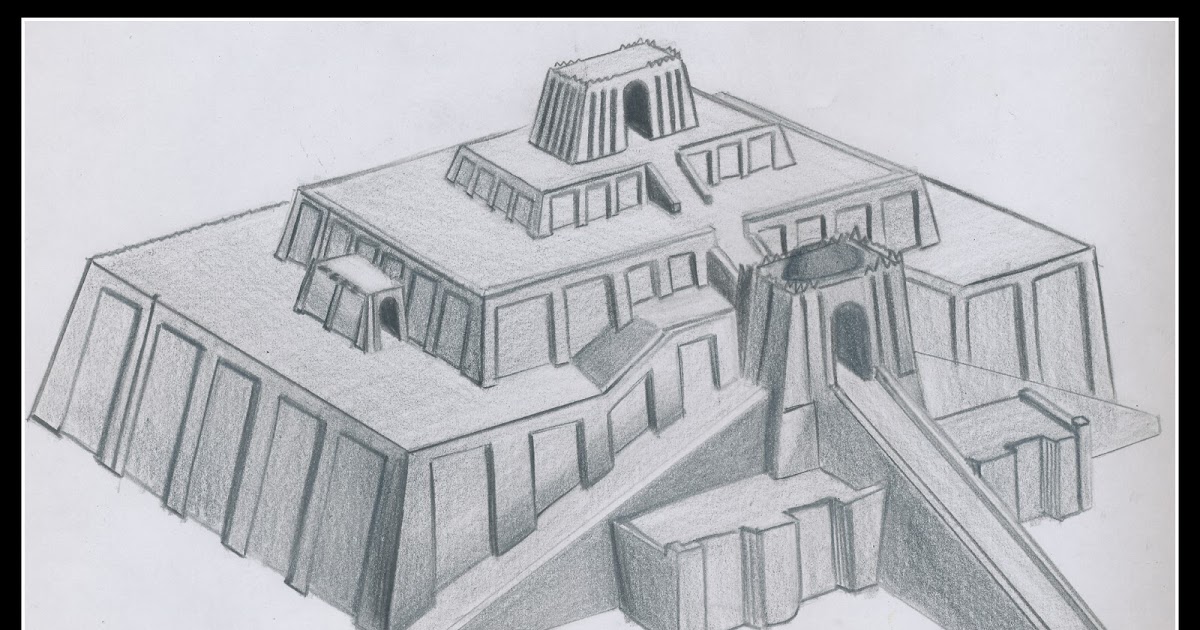 Ziggurat Sketch at Explore collection of Ziggurat