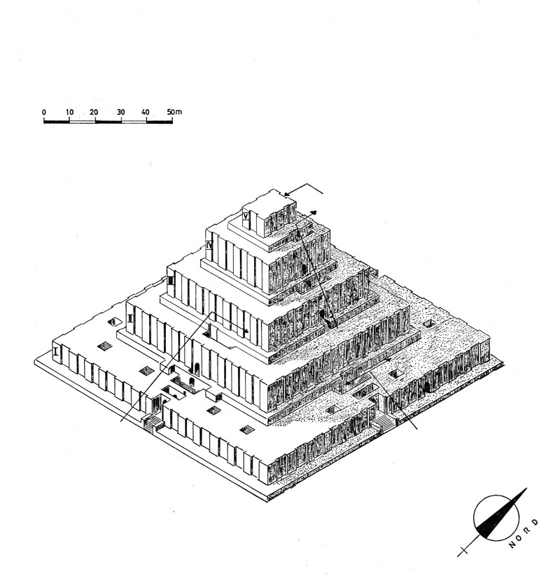 800x823 Ziggurat Encyclopaedia Iranica - Ziggurat Sketch