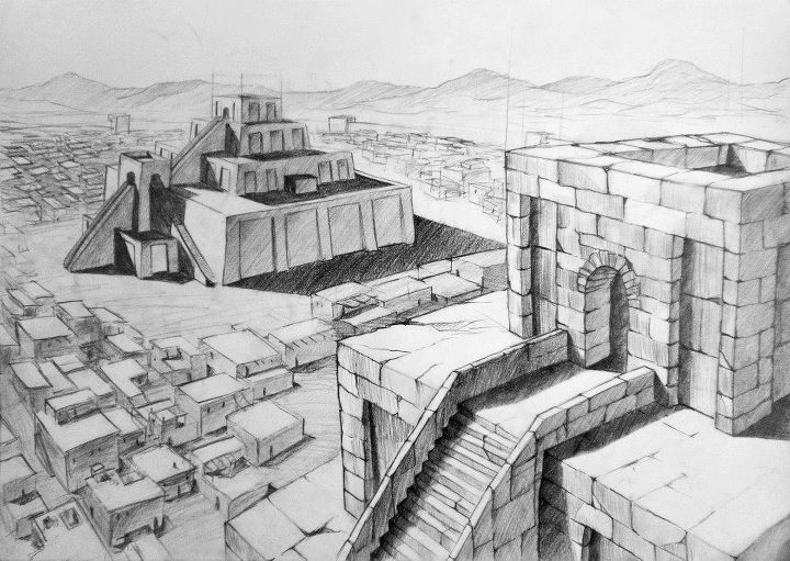 720x511 Ziggurat By Bartian88 - Ziggurat Sketch