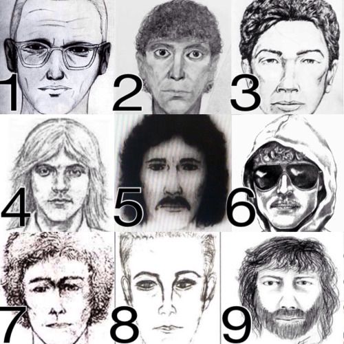500x500 Police Sketches Of 1) The Zodiac Killer 2) Richard Ramirez 3 - Zodiac Sketch