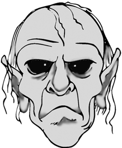 252x306 Bizarre Zombie Drawings From My Worst Nightmares! - Zombie Face Sketch