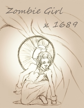 320x411 Zombie Girl X 1689 Takes Place Just Before The Witch Trails End - Zombie Girl Sketch