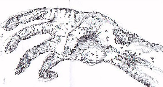 550x295 Zombiehand Explore Zombiehand - Zombie Hand Sketch