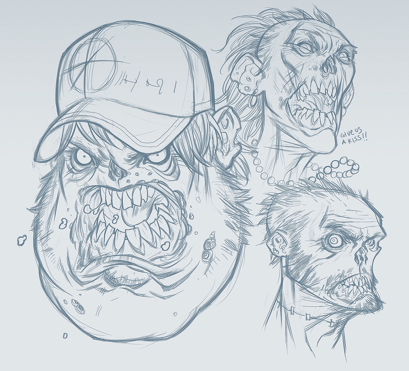 1323x1200 Rlyonsart Zombie Sketch - Zombie Sketch