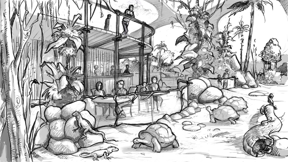 1000x565 Turtle Island Turtle Island - Zoo Sketch
