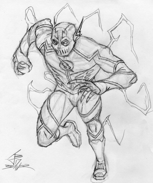 500x600 Illmosis Art Zoom (Dctv) Running Forward - Zoom Sketch