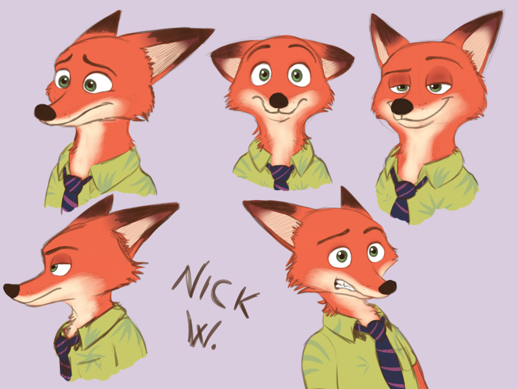 1032x774 Zootopia - Zootopia Sketches