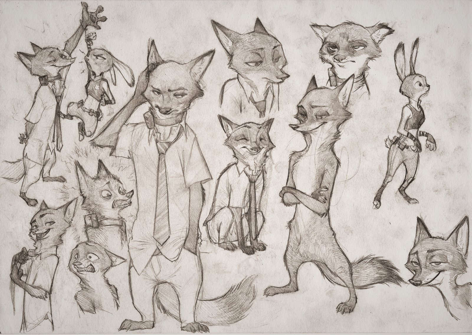 1600x1135 Zootopia Sketch Dump By Monoflax Zootopia - Zootopia Sketches