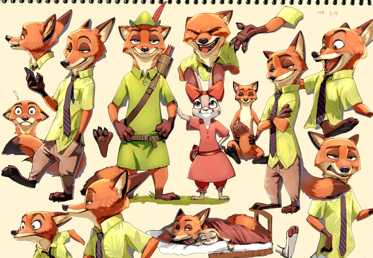 1212x840 Zootopia Sketches By Inubiko Zootopia - Zootopia Sketches