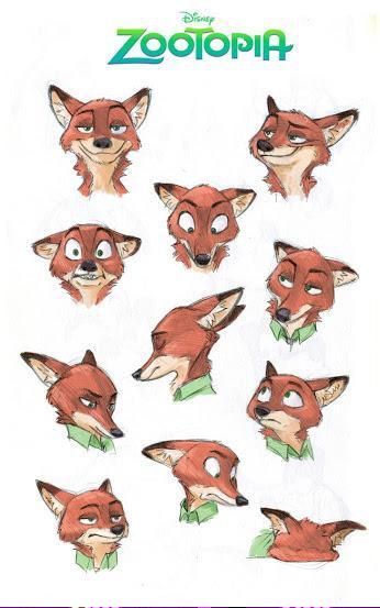 346x553 Zootopia Charachter Design - Zootopia Sketches