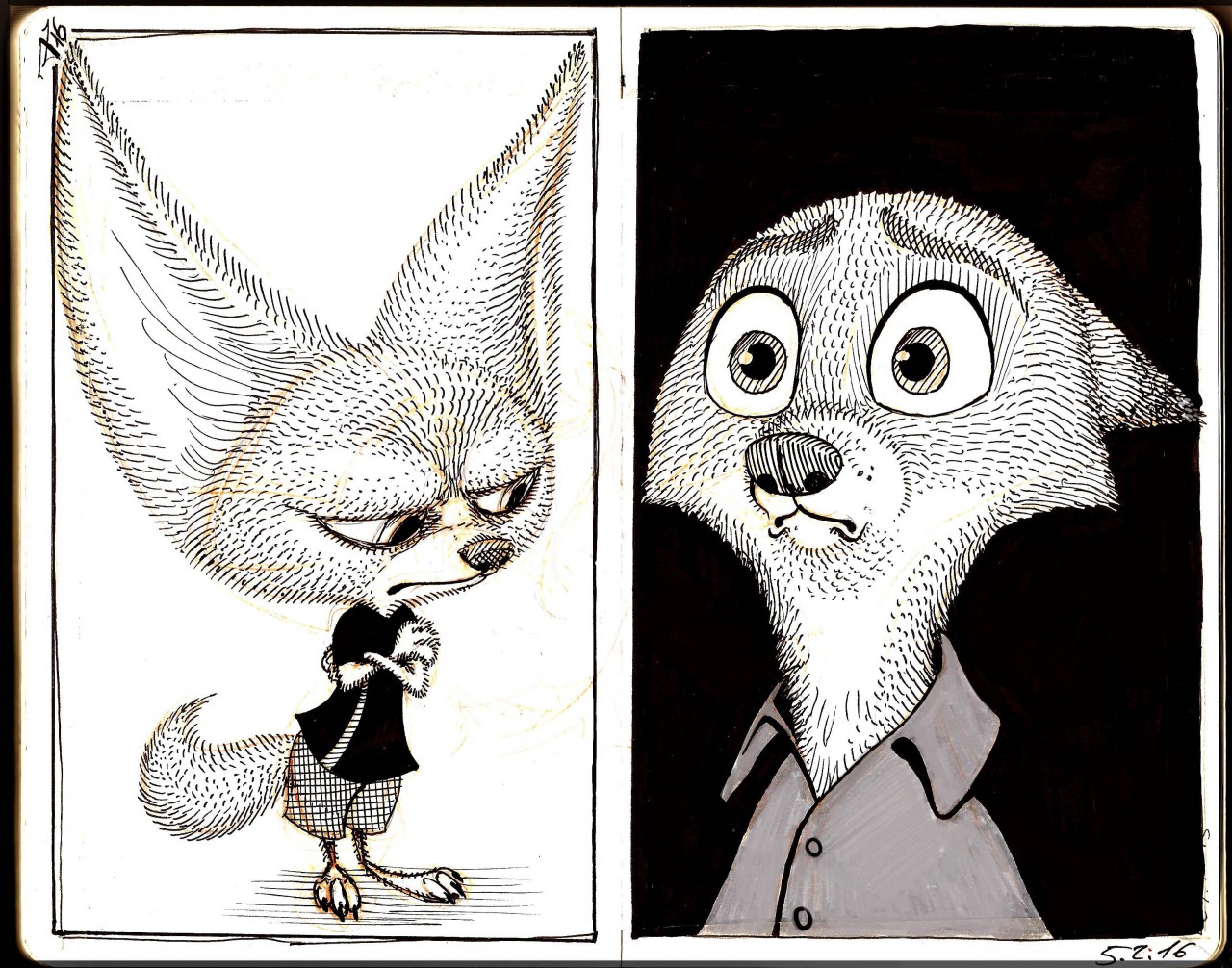 1280x1006 Zootopia Sketches By Nik159 - Zootopia Sketches