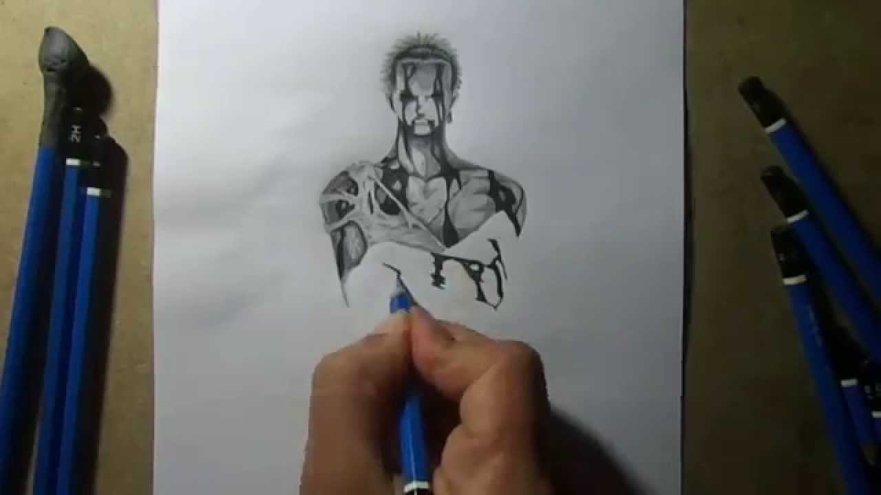 1280x720 Pencil Drawing - Zoro Sketch