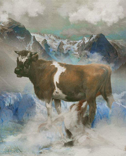 Painting of cow